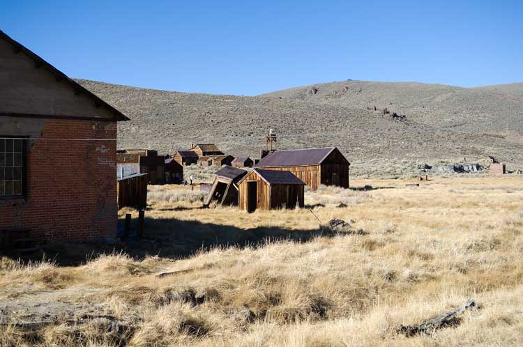 The ghost town of Bodie, California