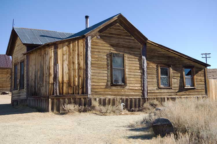 The ghost town of Bodie, California