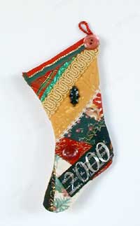 A Christmas stocking from Annie of The Same Road Traveled.