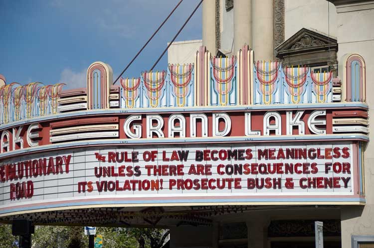The Grand Lake theater, Oakland.