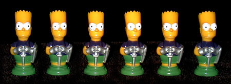 The Simpsons chess set: Bart, pawn.