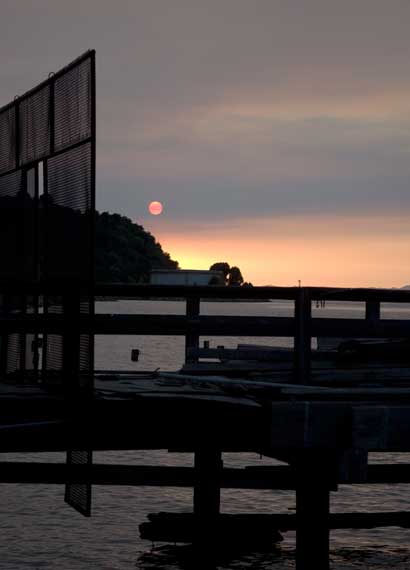 Sunset at The Nantucket restaurant